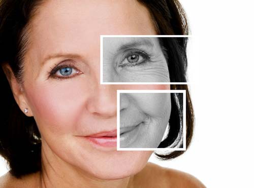 Mature woman for a beauty concept of anti-aging