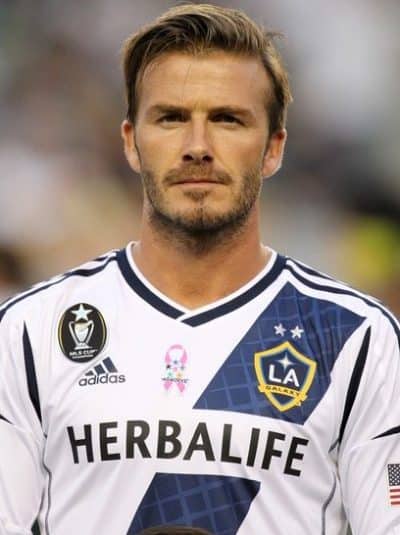 David Beckham in an LA Galaxy uniform