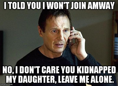 Won't join Amway