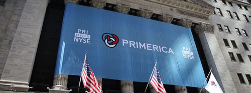 Primerica sign outside NYSE