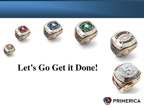 Primerica level rings