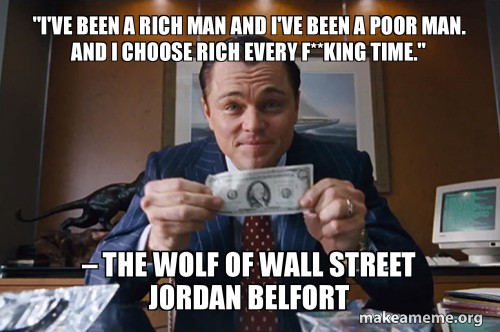 Wolf of Wall Street quote