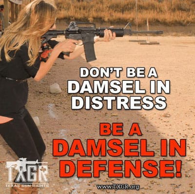 Damsel In Defense gun range