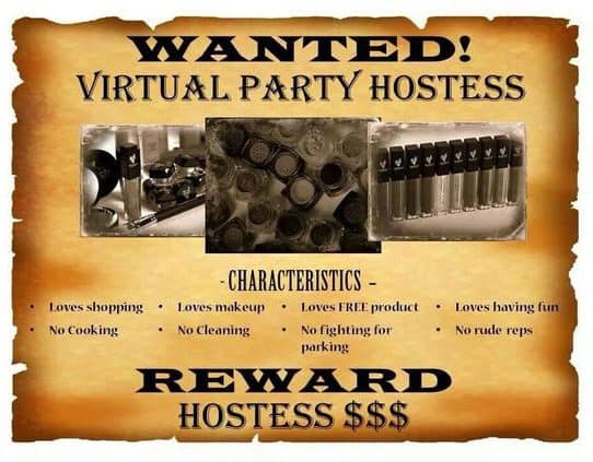 Younique Virtual Party Hostess Wanted