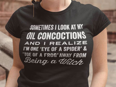 essential oil tshirt