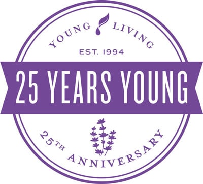 Young Living 25 years logo