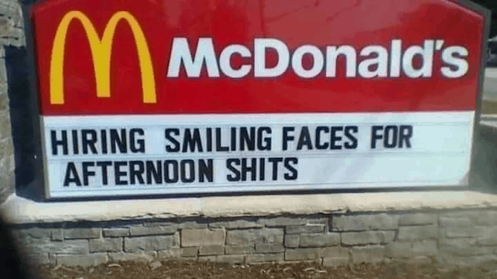 McDonalds sign