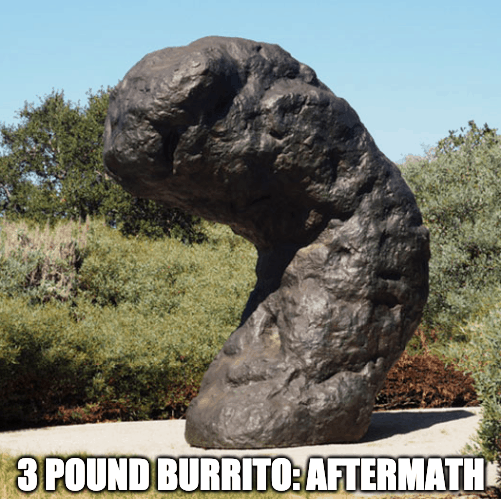 3 pound burrito