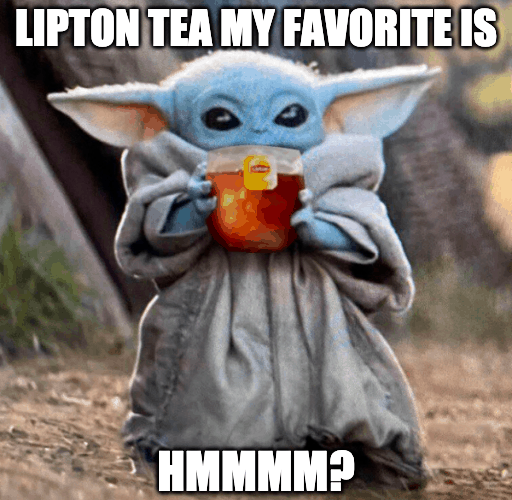 Baby Yoda Lipton