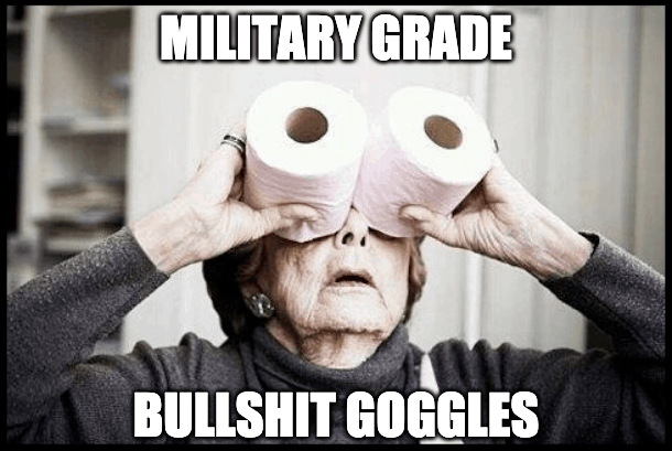 bullshit goggles