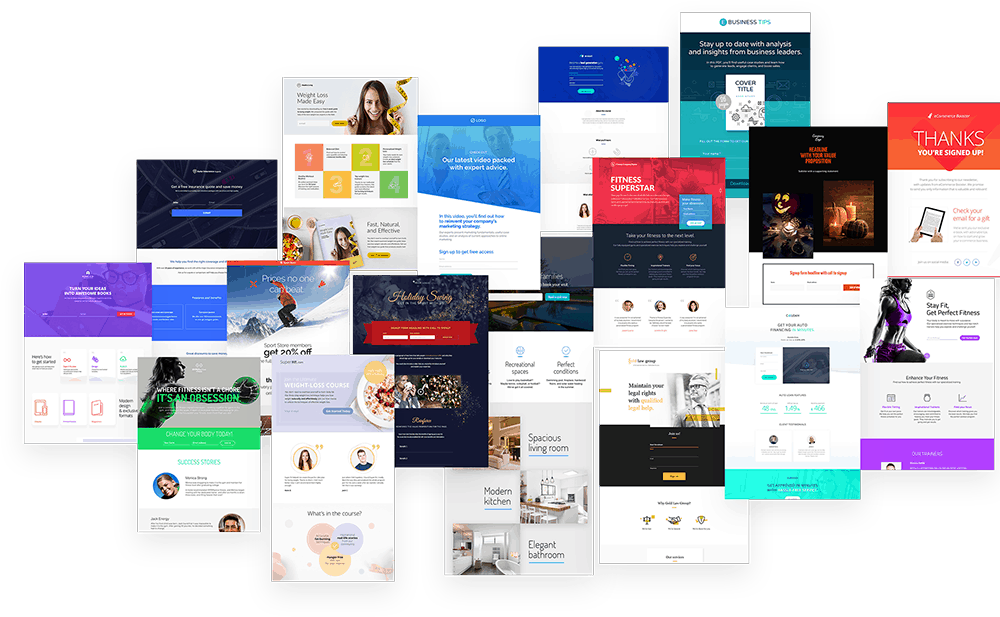 GetResponse landing pages