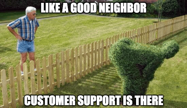 like a good neighbor