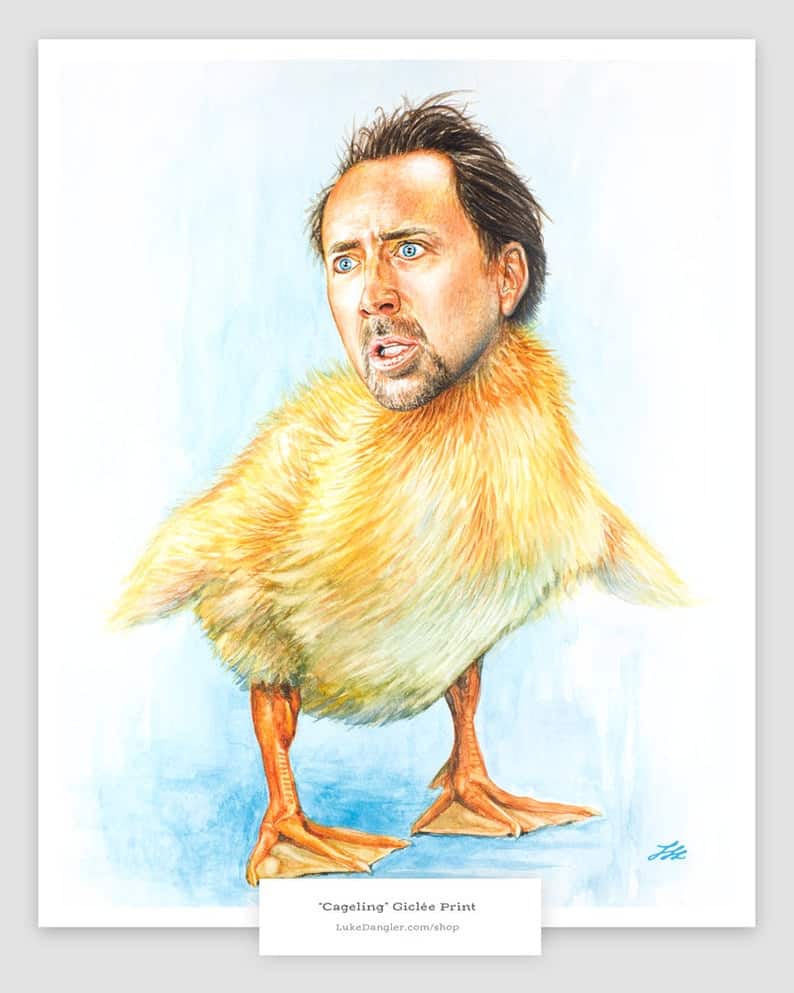 Nic Cage duckling