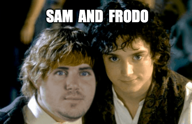 Sam and Frodo