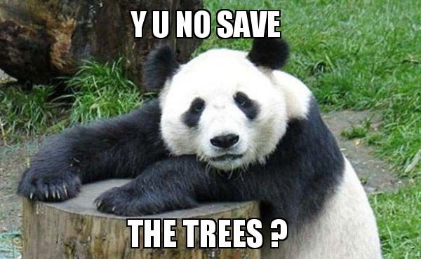 save the trees