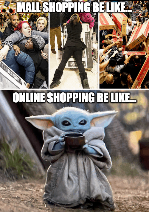 shopping be like