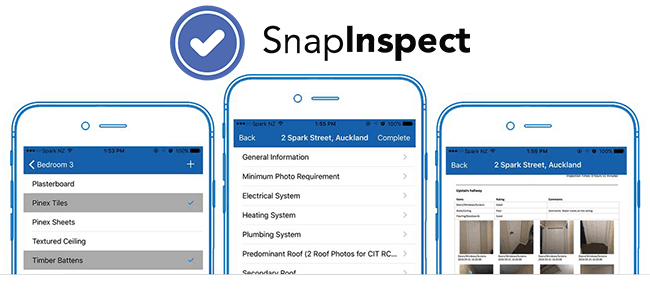 SnapInspect interface