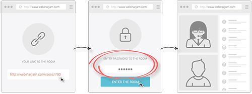 WebinarJam password protected