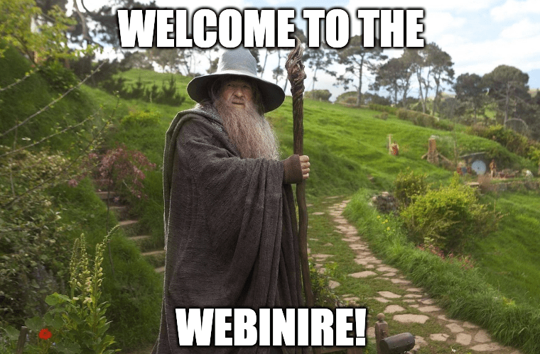 welcome to the webinire