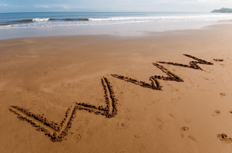 world wide web written on the sand